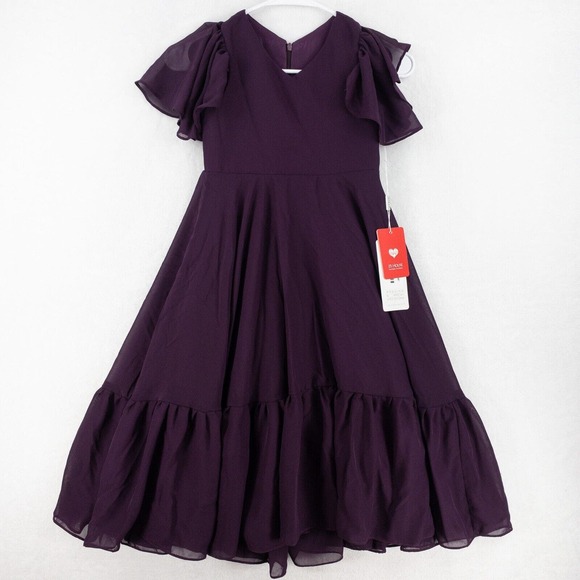 JJ's House Other - JJ's House Girls Dress Size 8 Purple Junior Bridesmaid Formal Wedding NWT